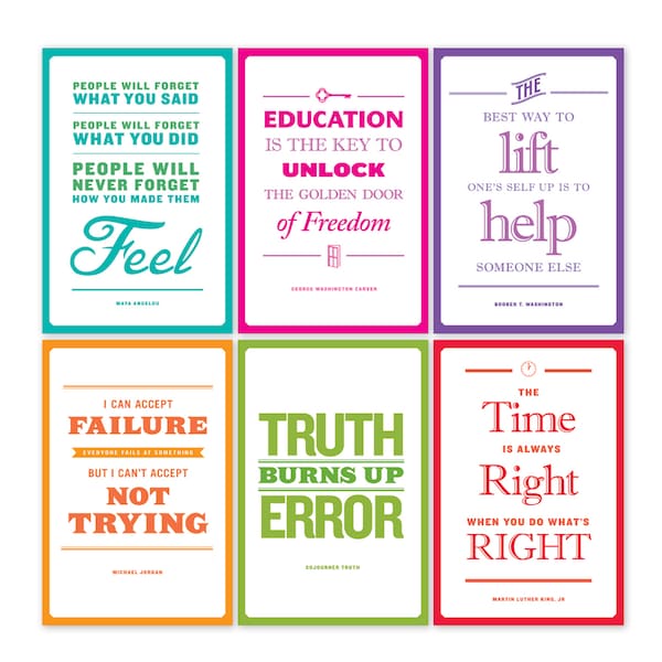 Scholastic Inspirational African American Quotes Bulletin Board 9781338108620 - main